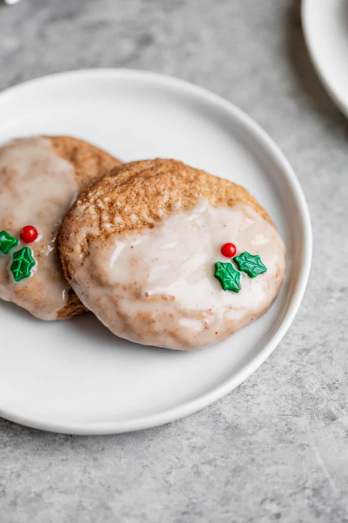Best Vegan Chai Sugar Cookies with Eggnog Glaze Recipe